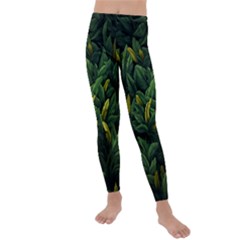 Banana Leaves Kids  Lightweight Velour Leggings