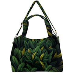 Banana Leaves Double Compartment Shoulder Bag