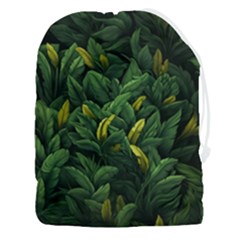 Banana leaves Drawstring Pouch (3XL)