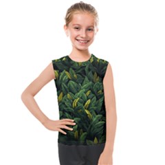 Banana leaves Kids  Mesh Tank Top