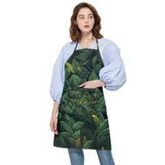 Banana leaves Pocket Apron