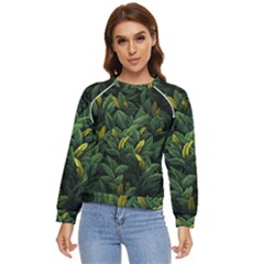 Banana leaves Women s Long Sleeve Raglan T-Shirt