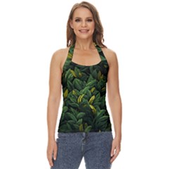 Banana Leaves Basic Halter Top