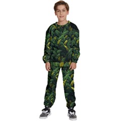 Banana leaves Kids  Sweatshirt set