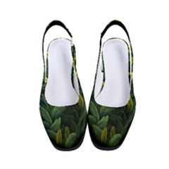 Banana leaves Women s Classic Slingback Heels