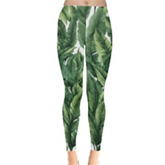 Green Banana Leaves Everyday Leggings 