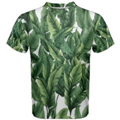 Green Banana Leaves Men s Cotton T-shirt