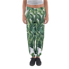 Green Banana Leaves Women s Jogger Sweatpants