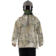 Tartaria Empire Vintage Map Men s Ski And Snowboard Waterproof Breathable Jacket