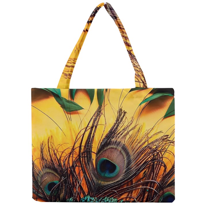 Oceans Stunning Painting Sunset Scenery Wave Paradise Beache Mountains Mini Tote Bag
