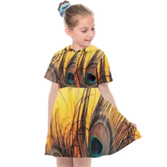 Sunset Illustration Water Night Sun Landscape Grass Clouds Painting Digital Art Drawing Kids  Sailor Dress by Cemarart