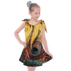 Asian Retro Vintage Art Korea China Japan Kids  Tie Up Tunic Dress