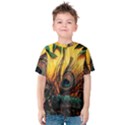 Forest Trees Snow Landscape Art Kids  Cotton T-Shirt View1