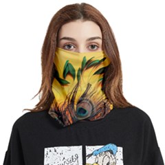 Forest Trees Snow Landscape Art Face Covering Bandana (two Sides) by Cemarart