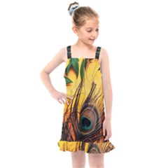 Japan Art Artwork Asia Drawing Lake Landscape Mountain Nature Oriental Kids  Overall Dress by Cemarart