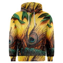 Peacock Feather Native Men s Overhead Hoodie by Cemarart