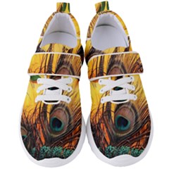 Peacock Feather Native Women s Velcro Strap Shoes