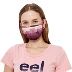 Pink Roses Flowers Love Nature Crease Cloth Face Mask (adult)