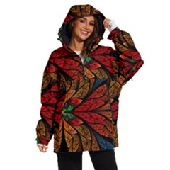 Fractals, Floral Ornaments, Rings Women s Ski And Snowboard Jacket