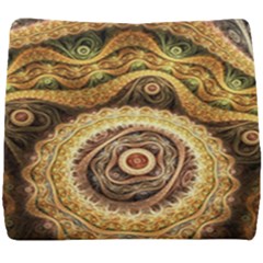 Fractals, Floral Ornaments, Waves Seat Cushion by nateshop