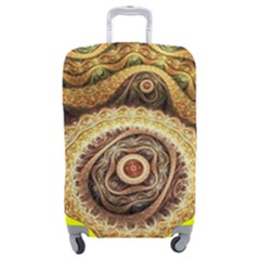 Fractals, Floral Ornaments, Waves Luggage Cover (medium) by nateshop