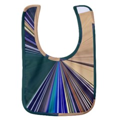 Colorful Centroid Line Stroke Baby Bib by Cemarart