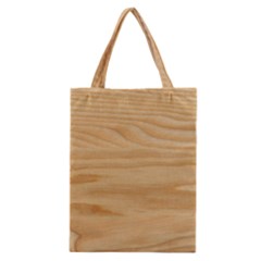 Light Wooden Texture, Wooden Light Brown Background Classic Tote Bag by nateshop