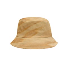 Light Wooden Texture, Wooden Light Brown Background Bucket Hat (kids) by nateshop