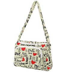 Love Abstract Background Love Textures Front Pocket Crossbody Bag