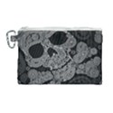 Paisley Skull, Abstract Art Canvas Cosmetic Bag (Large) View1