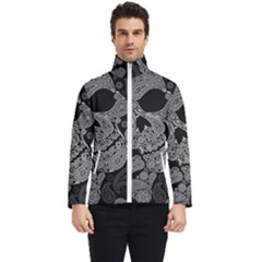 Paisley Skull, Abstract Art Men s Bomber Jacket