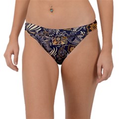 Paisley Texture, Floral Ornament Texture Band Bikini Bottoms by nateshop