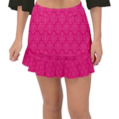 Pink Pattern, Abstract, Background, Bright Fishtail Mini Chiffon Skirt by nateshop