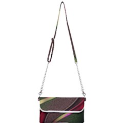 Circle Colorful Shine Line Pattern Geometric Mini Crossbody Handbag by Proyonanggan