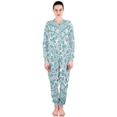 Round Ornament Texture Onepiece Jumpsuit (ladies) by nateshop