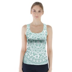 Round Ornament Texture Racer Back Sports Top by nateshop
