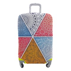 Texture With Triangles Luggage Cover (small) by nateshop