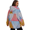 Texture With Triangles Women s Ski and Snowboard Jacket View4