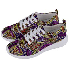 Violet Paisley Background, Paisley Patterns, Floral Patterns Men s Lightweight Sports Shoes by nateshop