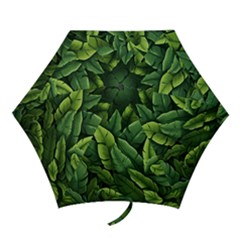 Green Leaves Mini Folding Umbrellas by goljakoff