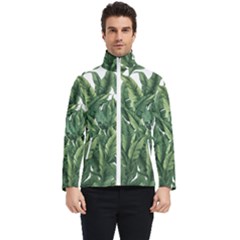 Tropical Leaves Men s Bomber Jacket