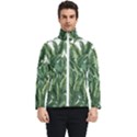 Tropical leaves Men s Bomber Jacket View1