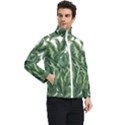 Tropical leaves Men s Bomber Jacket View2