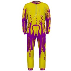 Yellow And Purple In Harmony Onepiece Jumpsuit (men) by pepitasart