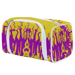 Yellow And Purple In Harmony Toiletries Pouch