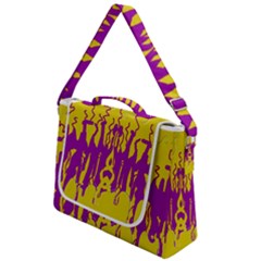 Yellow And Purple In Harmony Box Up Messenger Bag by pepitasart