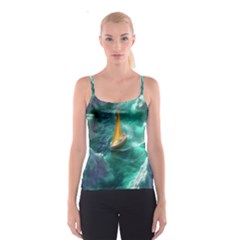 Lion King Of The Jungle Nature Spaghetti Strap Top