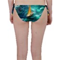 Mountain Birds River Sunset Nature Bikini Bottoms View2