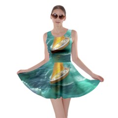 Double Exposure Flower Skater Dress by Cemarart