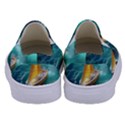 Mountain Birds River Sunset Nature Kids  Canvas Slip Ons View4